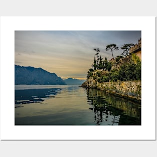 Lake Garda Seen from Malcesine Posters and Art